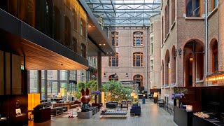 Conservatorium Hotel Amsterdam  Fabulous 5star design hotel full tour in 4K [upl. by Ola246]