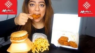 MORLEYS FRIED CHICKEN MUKBANG [upl. by Arol]