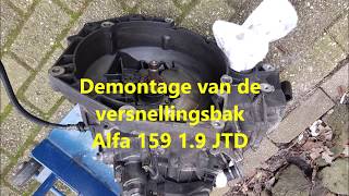 Gearbox Alfa 159 JTD replacement DIY [upl. by Harrus]