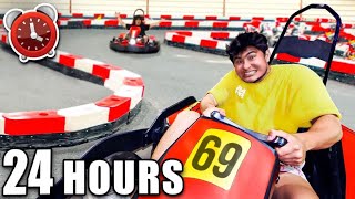 OVERNIGHT CHALLENGE in GOKART TRACK [upl. by Googins397]