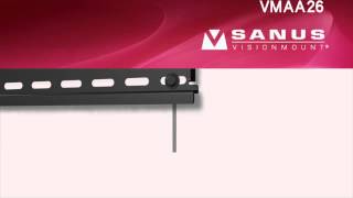 How to Install Your SANUS VMAA26 TV Mount [upl. by Deering80]