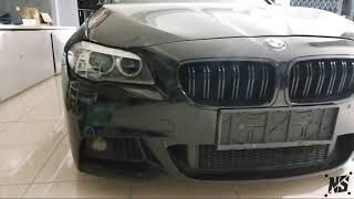 Retrofit BMW F10 headlights xenon upgrade how to LCI [upl. by Lenahs]