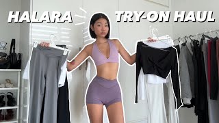 Activewear TRYON HAUL ft HALARA  Affordable amp cute [upl. by Ailemrac]