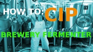 CIP BEER FERMENTER How To MICROBREWERY [upl. by Ibocaj]