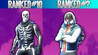 Top 10 Best Epic PURPLE Skins Inside Fortnite  Fortnite Season 4 [upl. by Yedoc]