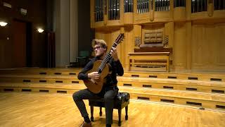 International guitar competition VelEspaña 2023  1st round Leon Ravnikar  1st Prize [upl. by Penrose]