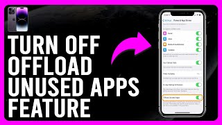 How to Turn Off Offload Unused Apps Feature On iPhone StepbyStep [upl. by Saint735]