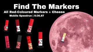 Red Moon Special All RedColoured Markers 23  Cheese Marker  53687  Find The Markers [upl. by Ayila]