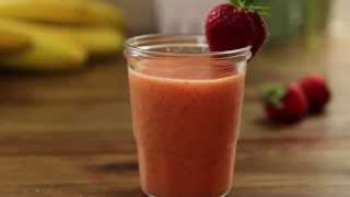 How to Make a Basic Fruit Smoothie  Smoothie Recipes  Allrecipes [upl. by Anirtak]