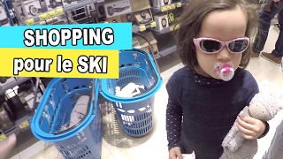 VLOG  On fait notre SHOPPING SKI pour les VACANCES dHiver  On profite des SOLDES😀❄❄ [upl. by Anitak]