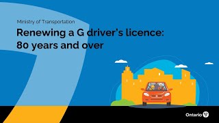 Ontario senior driver’s licence renewal educational video [upl. by Akirderf887]