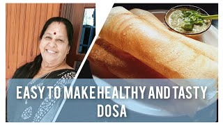 Easy to make healthy and tasty Dosa  Hemalathas adukkala [upl. by Adnorehs]