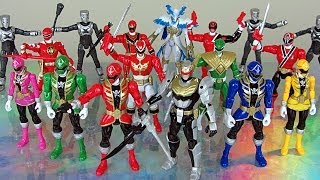 Power Rangers Action Hero Review Super Megaforce 5 inch Figures [upl. by Krauss]