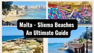 Sliema Beaches  An Ultimate Guide to Maltese City Beach Life [upl. by Yeleen689]