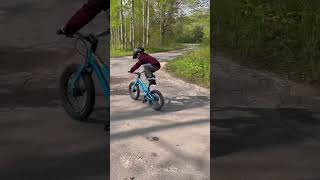 Briley’s Amazing Bike Balance Trick 5yearold bikelife biketricks adventure camping [upl. by Sang]