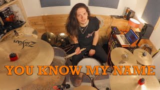 You Know My Name Chris Cornell  DRUM COVER [upl. by Zailer973]