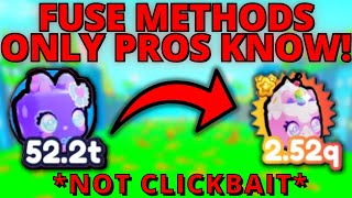 New BEST Fuse Methods on Pet Simulator X Kawaii Update Roblox [upl. by Rainer]