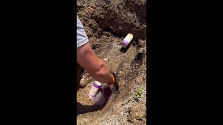 Fixing 2quot water line [upl. by Herrick]