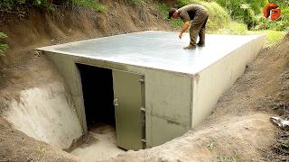 Man Builds a 5000 Underground Bunker in His Backyard  Full StepbyStep Guide by tehnolexa [upl. by Babara]