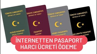 Pasaport Harcı Yatırma  İnternetten Pasaport Harcı Ücreti Ödeme [upl. by Korff]