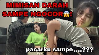 PRANK PACAR MIMISAN DARAH  gatega liat maskray [upl. by Furnary]