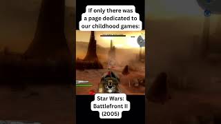 If only there was a page… Star Wars starwars starwarsbattlefront2 nostalgicgames retro games [upl. by Yentruoc209]