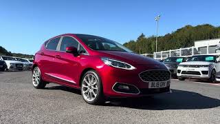 2019 FORD FIESTA 10 VIGNALE Auto RUBY RED 99 BHP for sale at Castle Motors [upl. by Deedee]