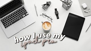 how i use my ipad for school 🖥📝 [upl. by Shushan]