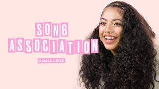 Kiana Ledé Sings Halsey Justin Bieber and Alessia Cara in a Game of Song Association  ELLE [upl. by Adey]