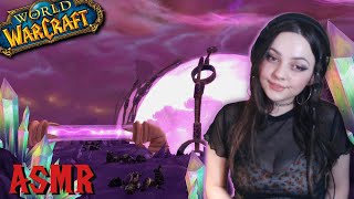 ASMR whisper Netherstorm exploration World of Warcraft  thunder ambience [upl. by Etteuqal]