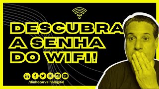 Como descobrir a senha do Wifi [upl. by Neimad664]