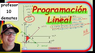 PROGRAMACIÓN LINEAL Ejercicios resueltos 🔥  2 Bachillerato [upl. by Treharne]