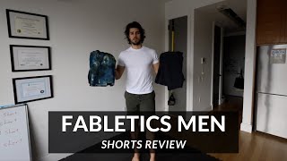 Fabletics Men Shorts Review [upl. by Bekki]