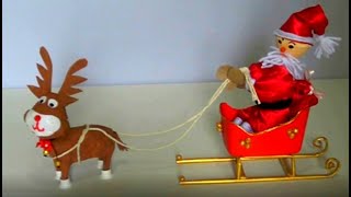 Papai Noel e Rena cRolinho de Papel Higiênico e embalagem de ovoNatal 2019 [upl. by Kazmirci]