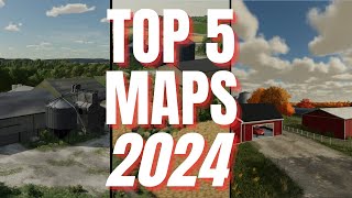 TOP 5 BEST MAPS OF 2024 FOR CONSOLE  Farming Simulator 22 [upl. by Lora128]