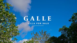 Villa for Sale in Galle [upl. by Nhtanhoj824]