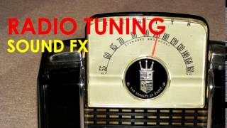 Radio AM FM Tuning Sound Effect  Old Radio Switching Channels ♪ [upl. by Helfant]