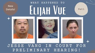 Elijah Vue Jesse Vang Back In Court More Details Are Coming Out ElijahVue MissingElijahVue [upl. by Corrie]