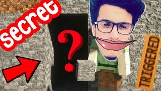 TRIGGERED INSAAN finds my SECRET houses in Minecraft [upl. by Fanechka]