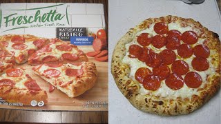 Freschetta Pepperoni Pizza Review [upl. by Lemej]