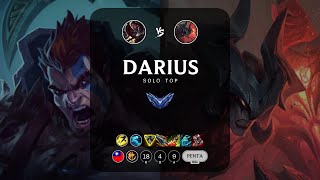 Darius Top vs Aatrox  TW Diamond Patch 141 [upl. by Ahsirtak]