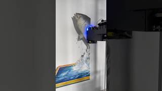 3D Automatic portable vertical wall printer for wall muralwallart art wallprinter [upl. by Suired]