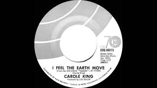 1971 Carole King  I Feel The Earth Move mono 45 [upl. by Tonina]