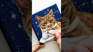 Co robi Twój kot kiedy coś mu się śni 🌛🐈 koty catpainting sleepingcat [upl. by Riedel277]