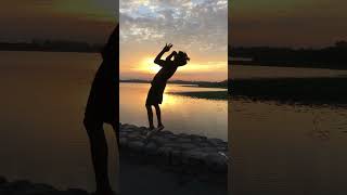 beautiful view in sukhna Shortclip padmood backflip for you sahil Filiper [upl. by Faustina]