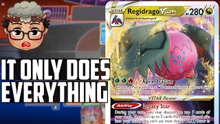 Regidrago VSTAR can BEAT EVERYTHING in Paradox Rift  Pokemon TCG Deck List  Matches [upl. by Eindys6]