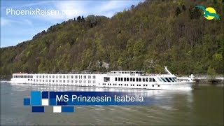 MS PRINZESSIN ISABELLA  Schiffsrundgang auf dem Donau Fluss Kreuzfahrtschiff von PHOENIX REISEN [upl. by Halford]