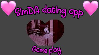 SimDa Dating App Gameplay  The Sims 4 [upl. by Anairb]