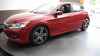 2017 San Marino Red Honda Accord 4D Sedan 722A [upl. by Ylas480]