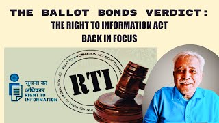 EP 85 The Electoral Bonds Scheme Verdict RTI Act in Focus Randeep Wadehra The Voice of Sanity [upl. by Aitnecserc]